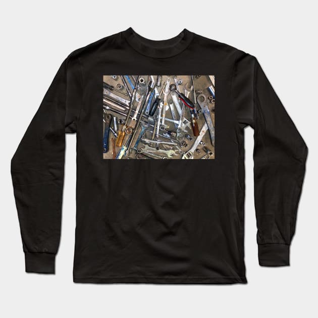 Wrenches Long Sleeve T-Shirt by Zodiart